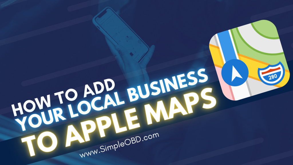 how to add your business address to apple maps