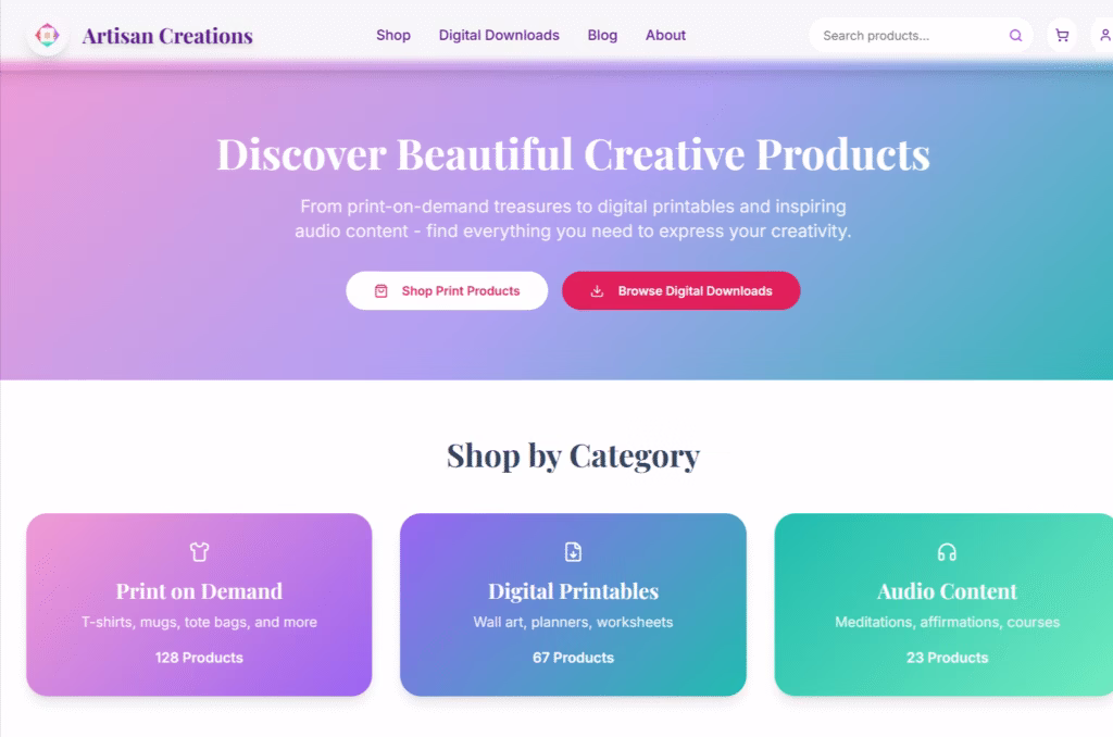E Commerce Website Demo